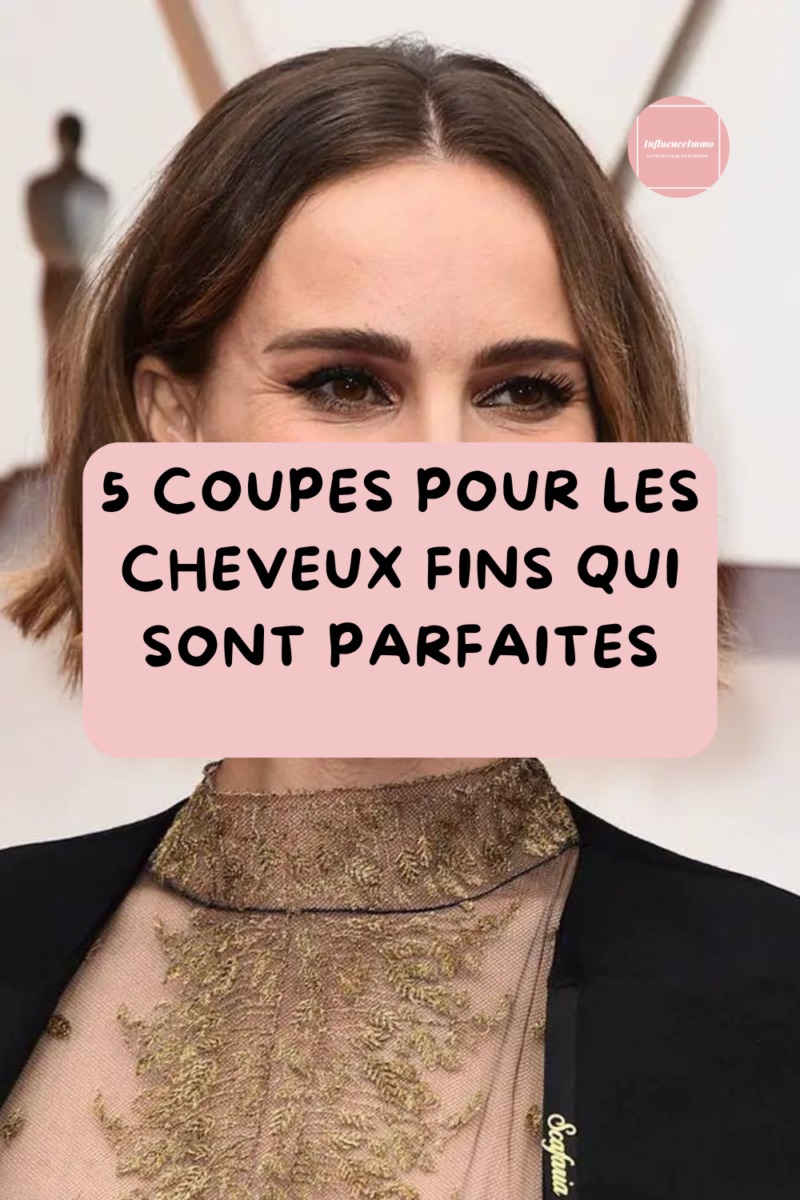 Coiffures cheveux fins illusion volume