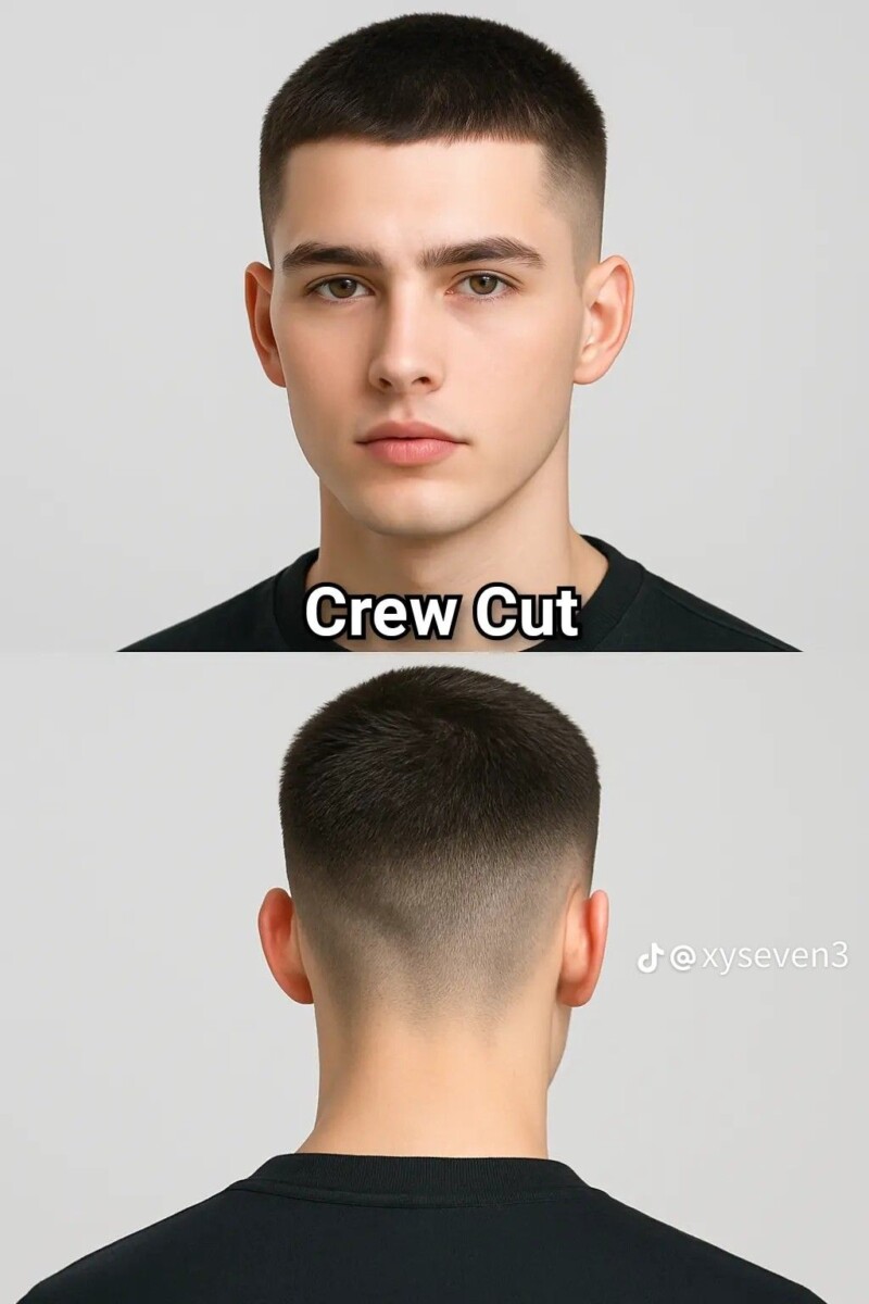 Buzzcut homme dégradé