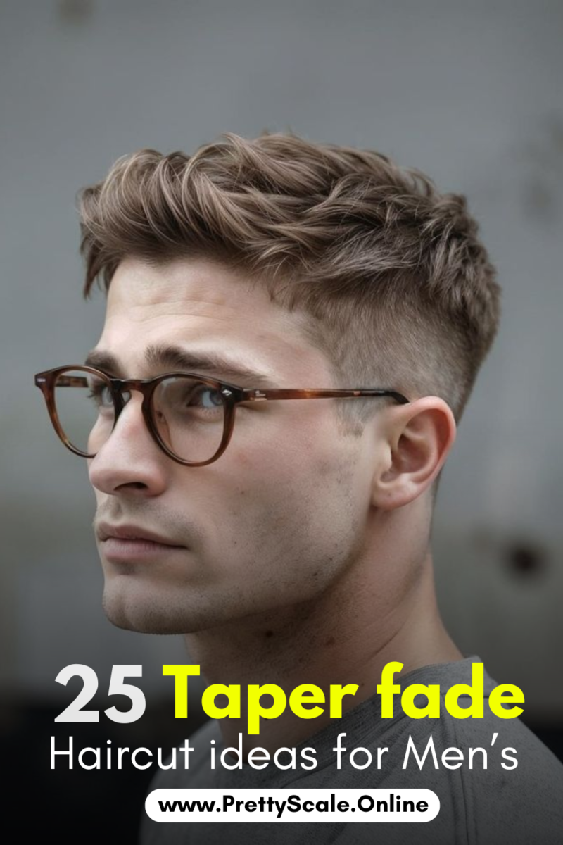 taper fade homme