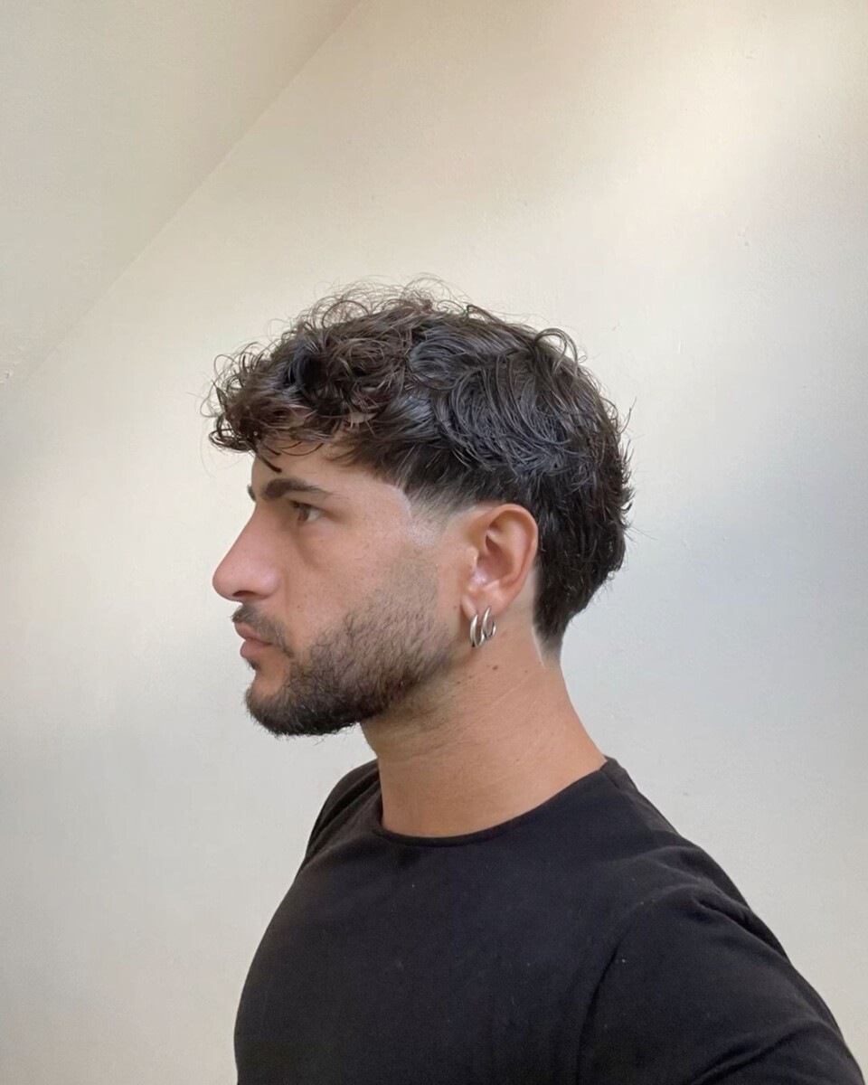 Tapered haircut men