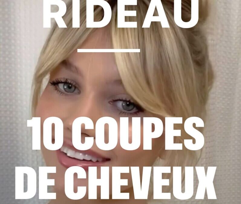 Douceur de cadre : la coupe carré avec frange rideau idéale