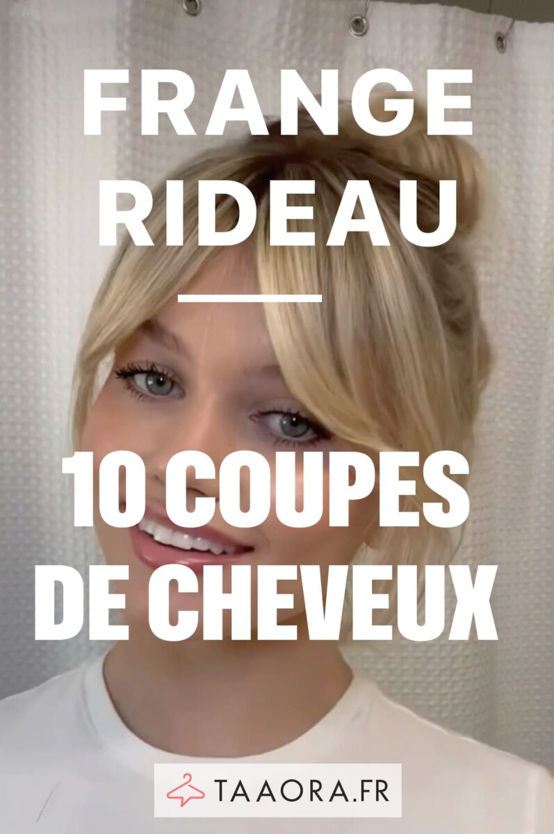 frange rideau cheveux courts