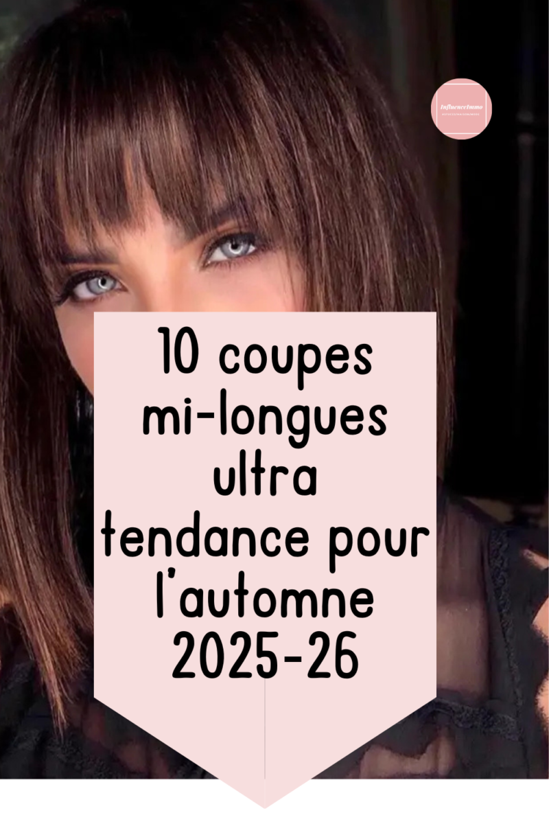 carré avec frange rideau