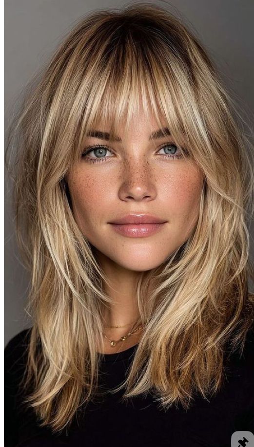 Frange effilée dégradée