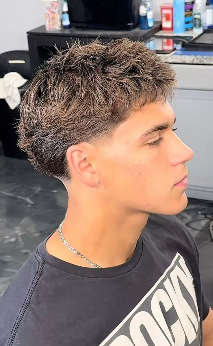 taper bas cheveux court