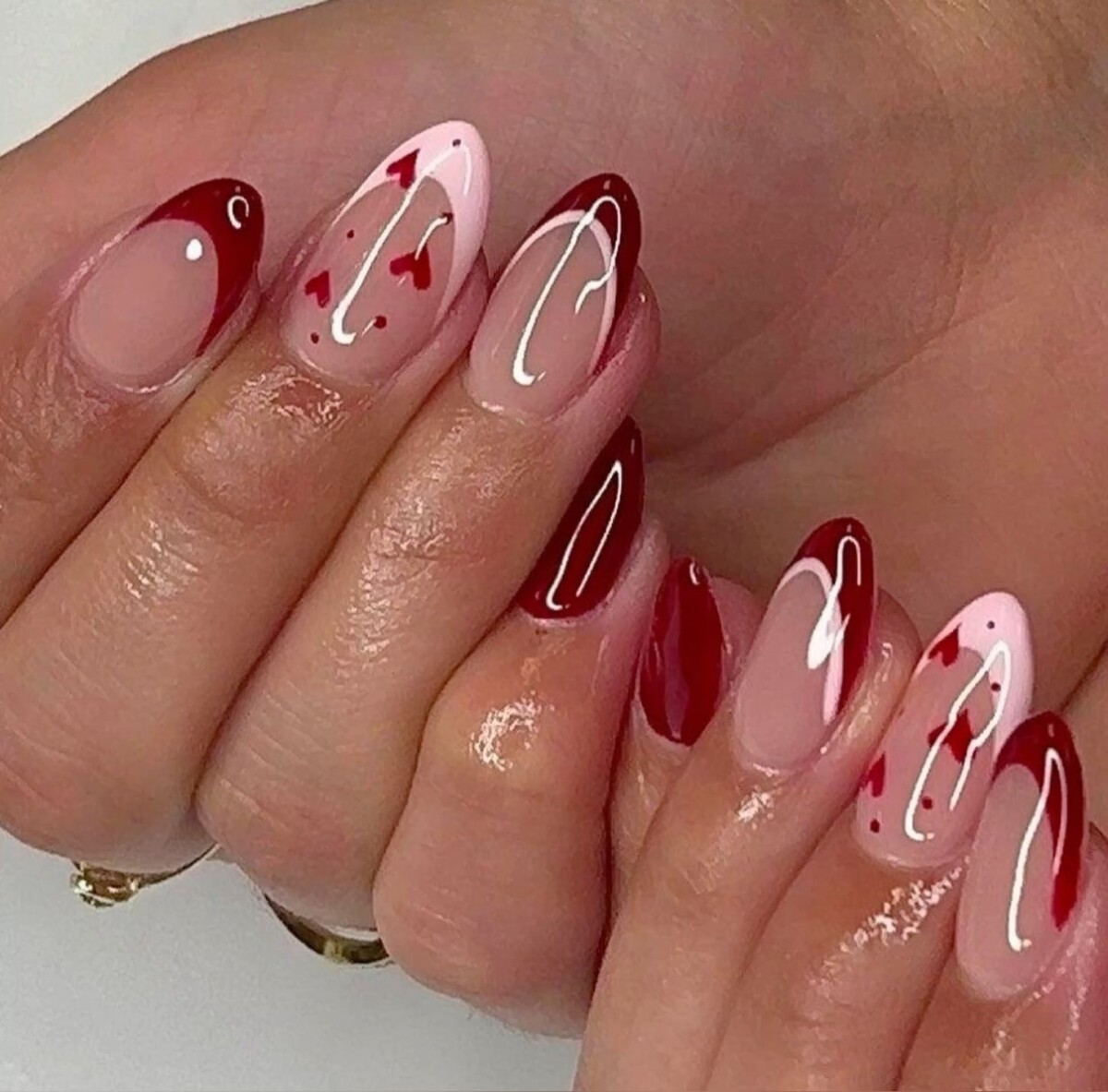 ongle st-valentin