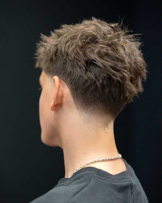 taper fade homme