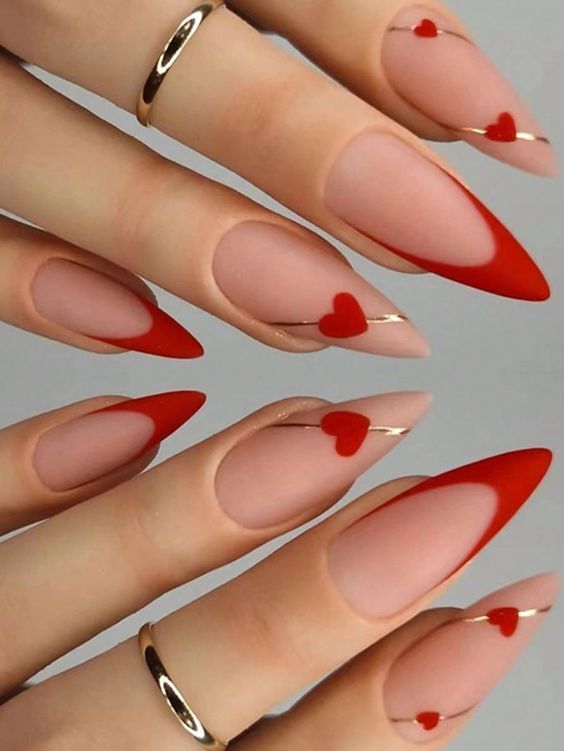 Ongles Saint-Valentin 2024