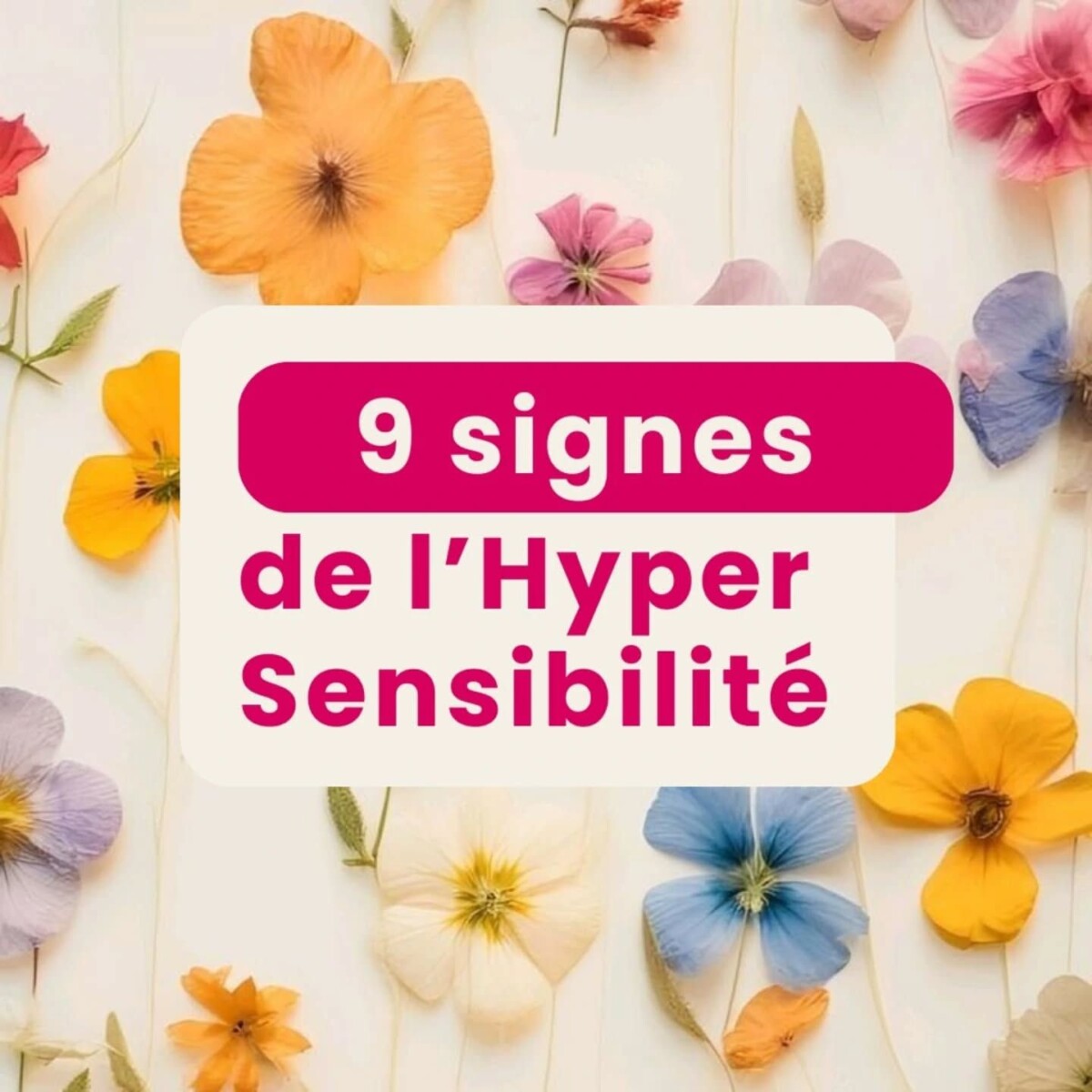 Diagnostic hypersensibilité