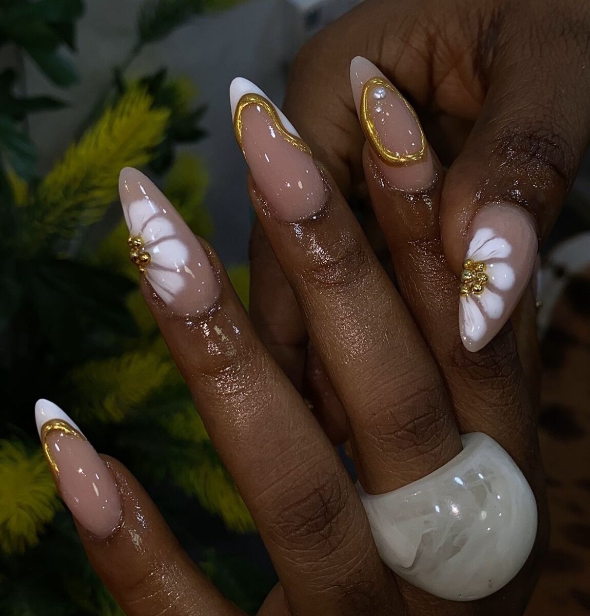ongle mariage champetre