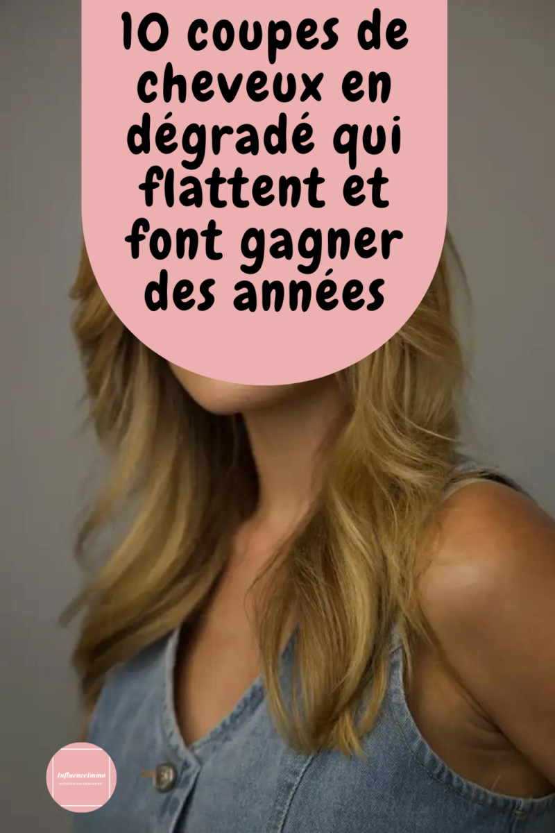 Cheveux mi-longs dégradés