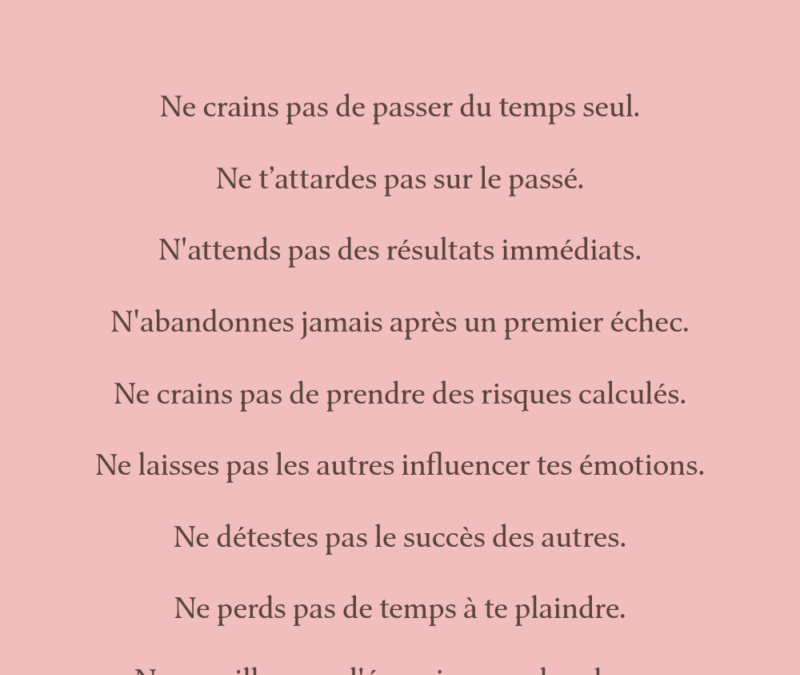 Apprivoiser sa surefficience mentale comme on restaure un meuble précieux
