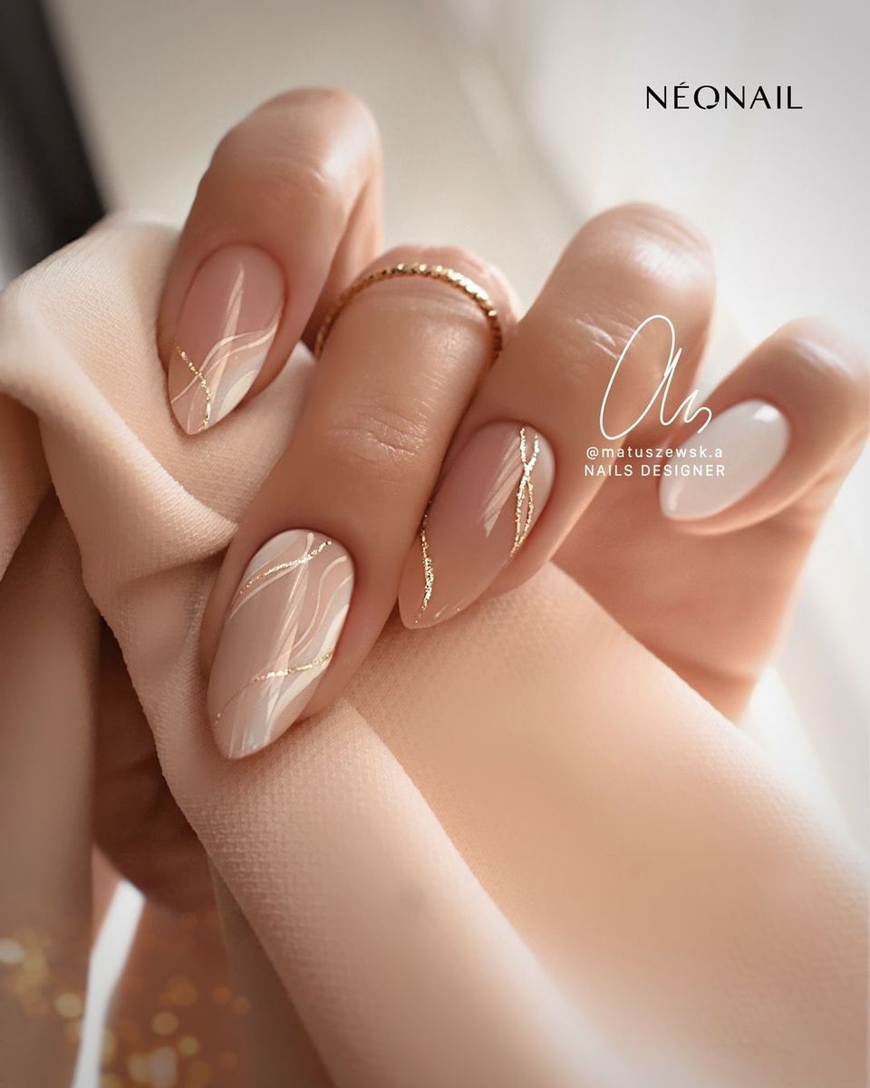 Ongles mariage champêtre