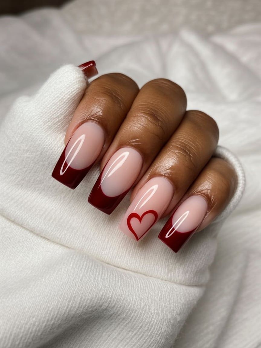 ongle st-valentin