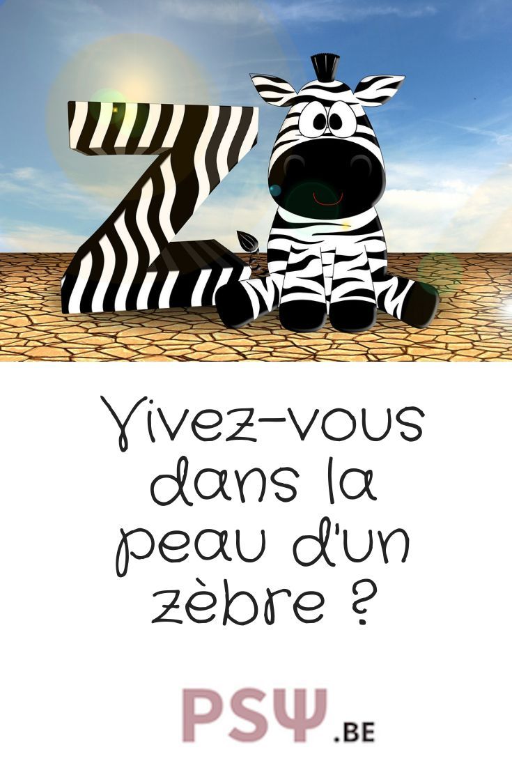 personne zebre