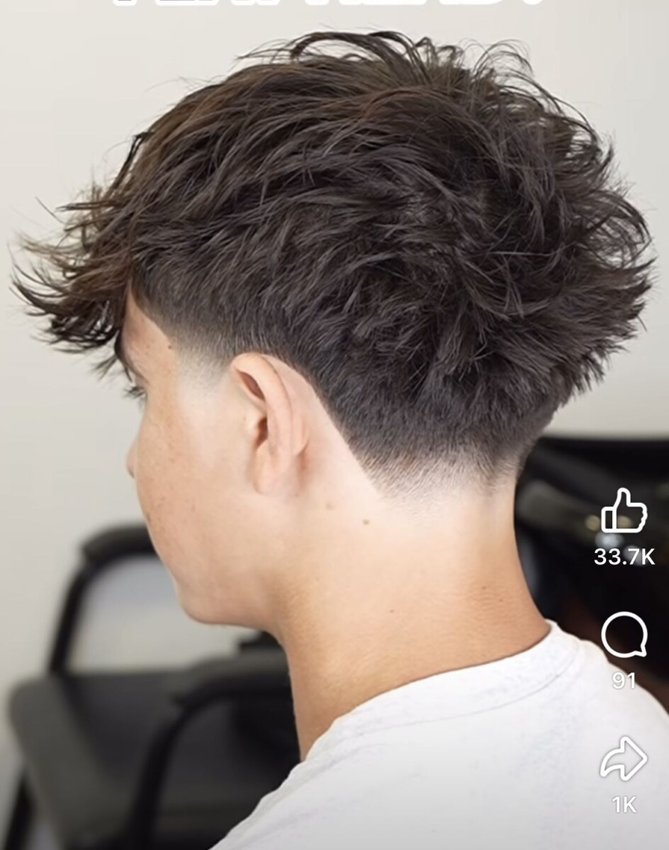 coupe casquette plus taper