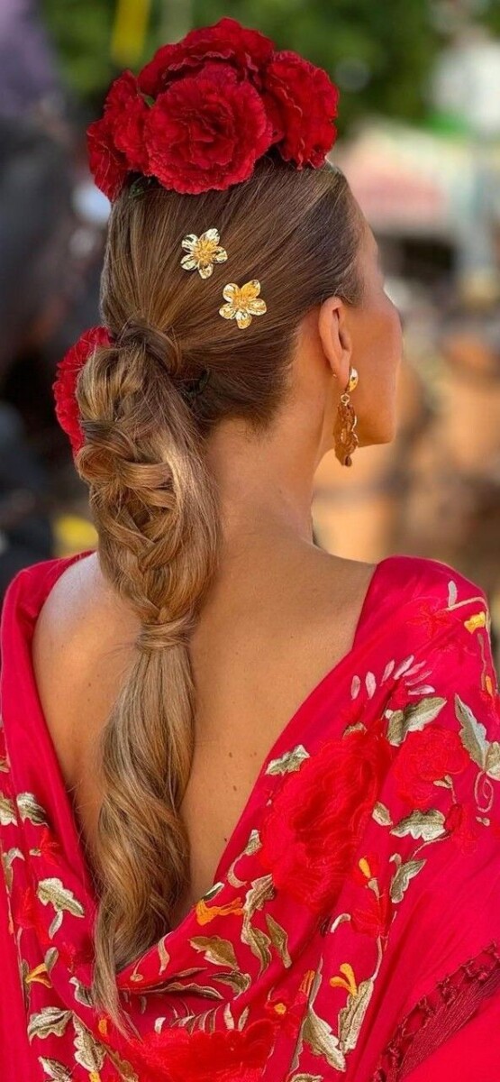 Coiffure espagnole traditionnelle