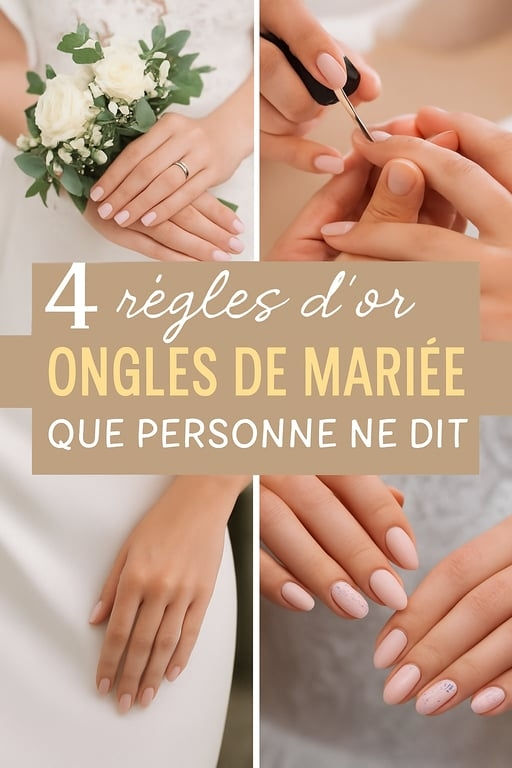 Manucure mariage détails