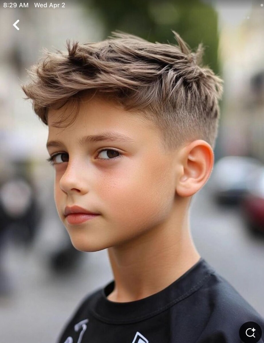 Coupe casquette enfant