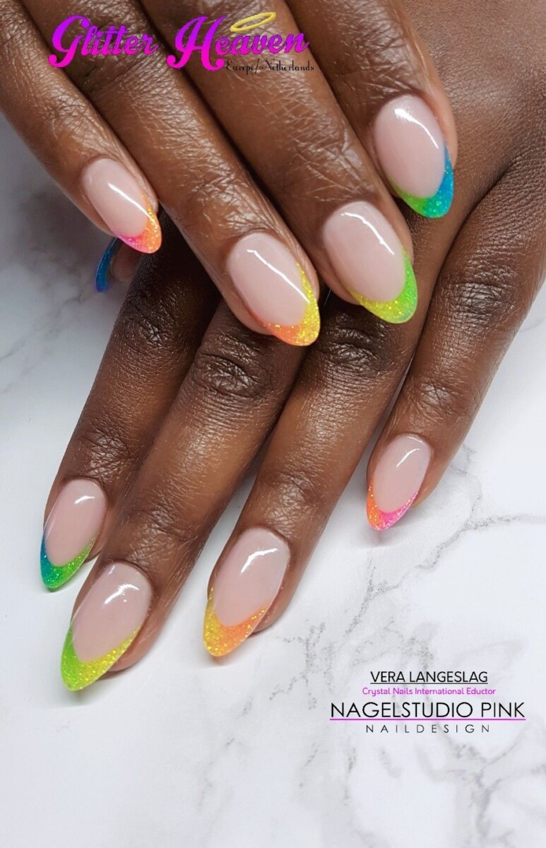 french manucure coloré