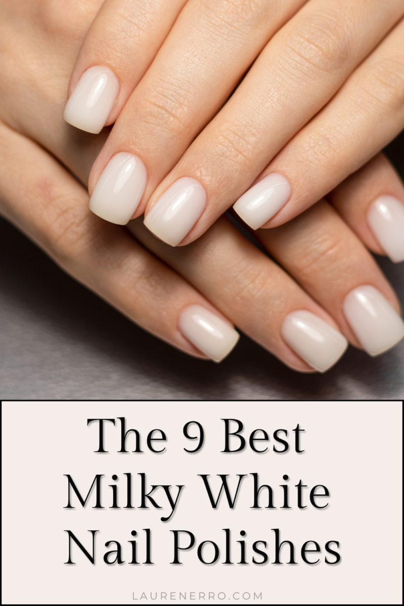 Ongles blanc laiteux Milky nails