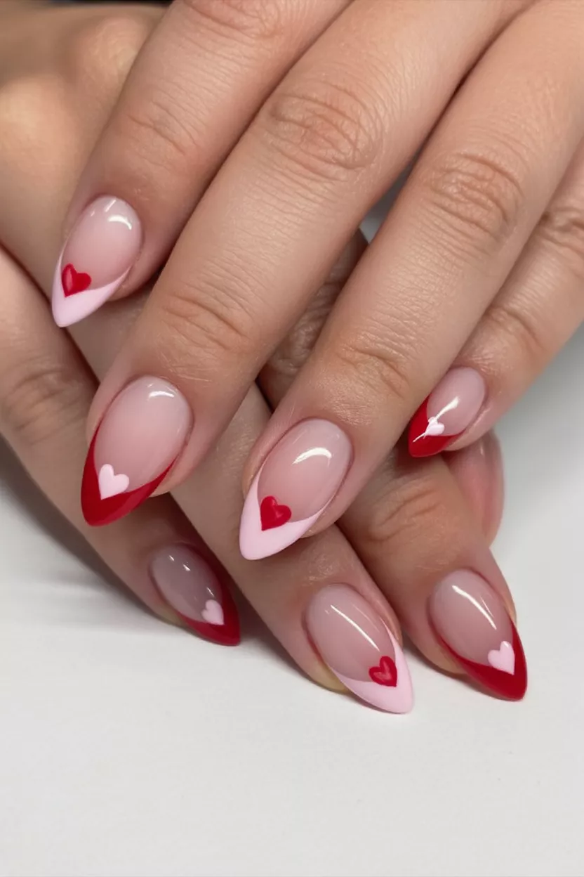 Ongles Saint-Valentin discrets
