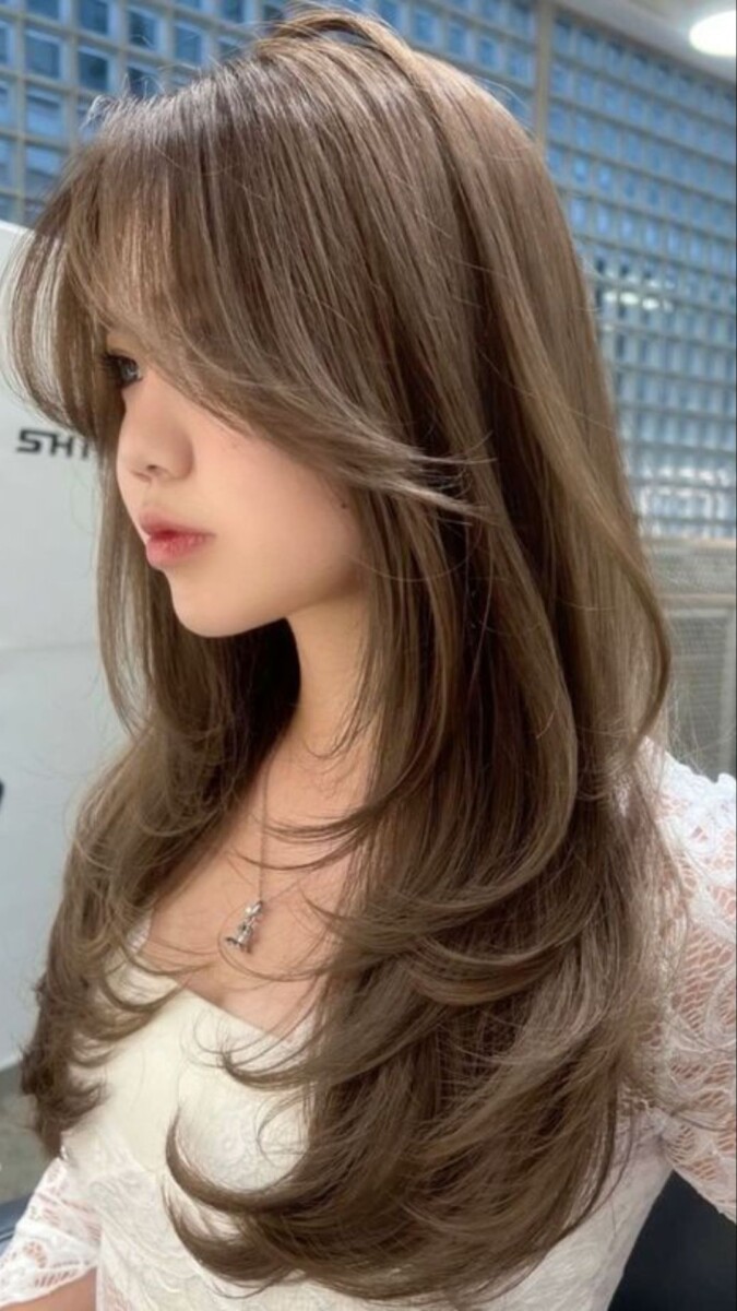 Frange effilée dégradée