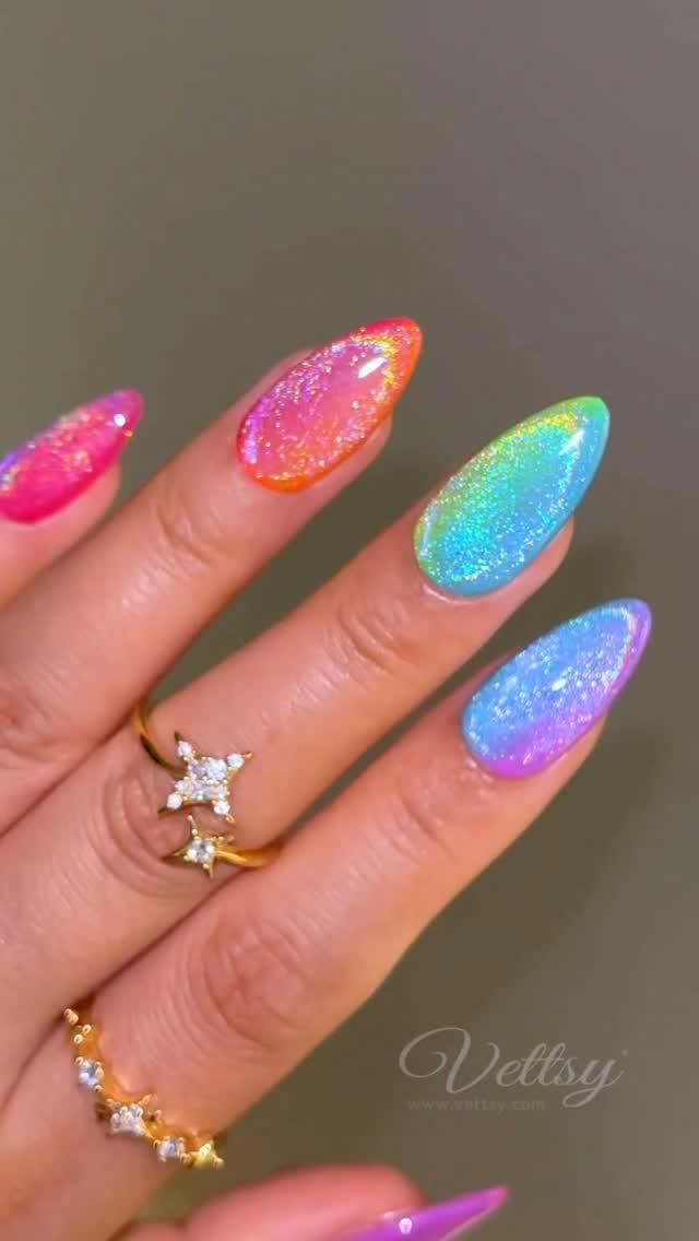 Ongles fluo été vibrants