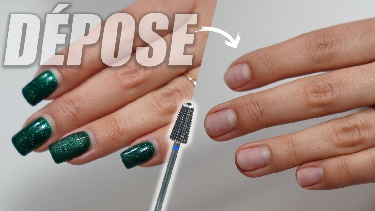 enlever vernis semi permanent naturellement