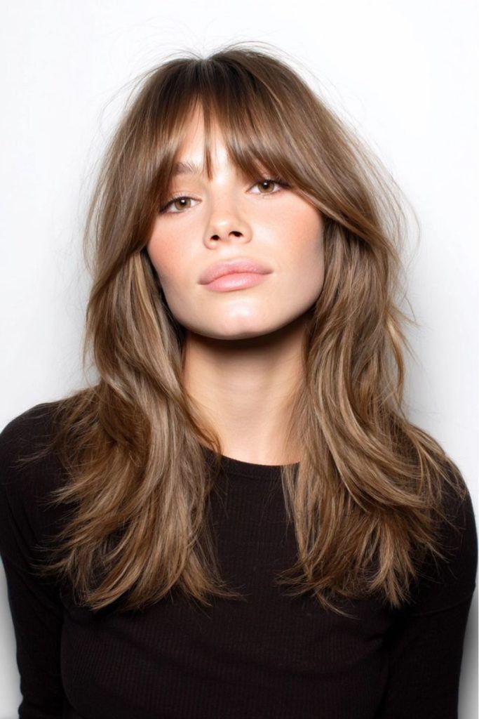 frange effilée dégradée