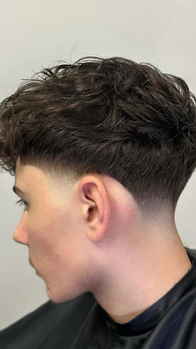 taper fade homme