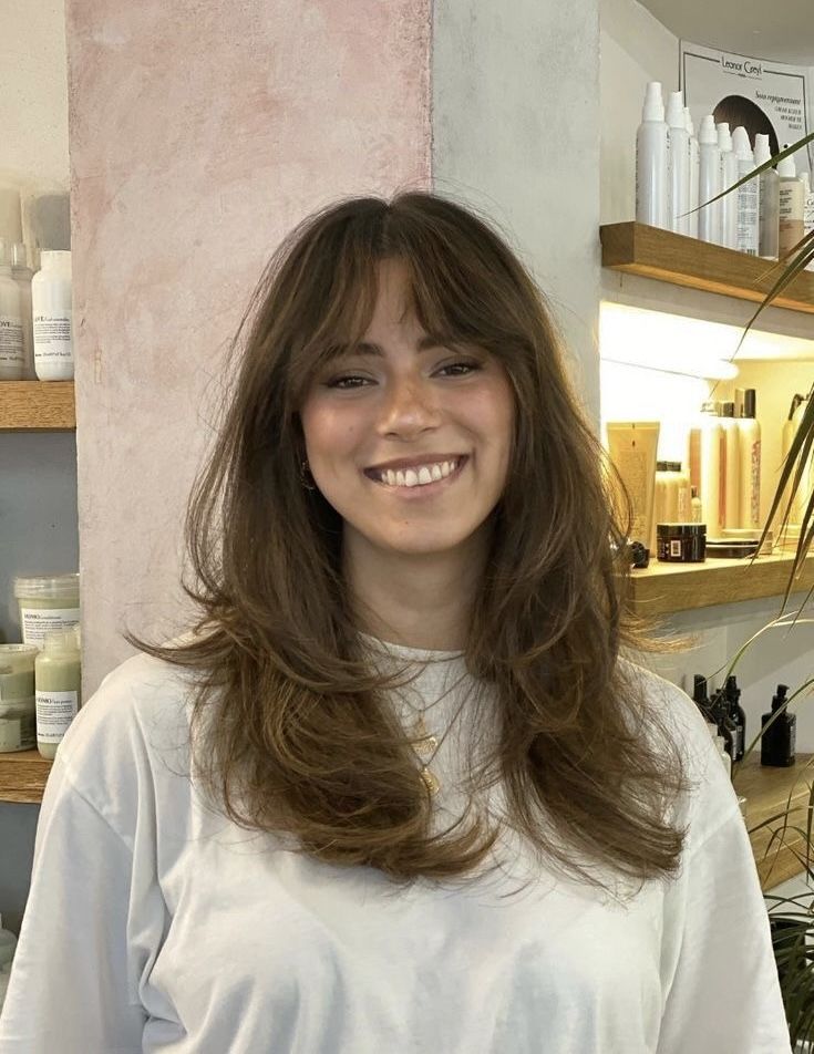 frange effilée dégradée