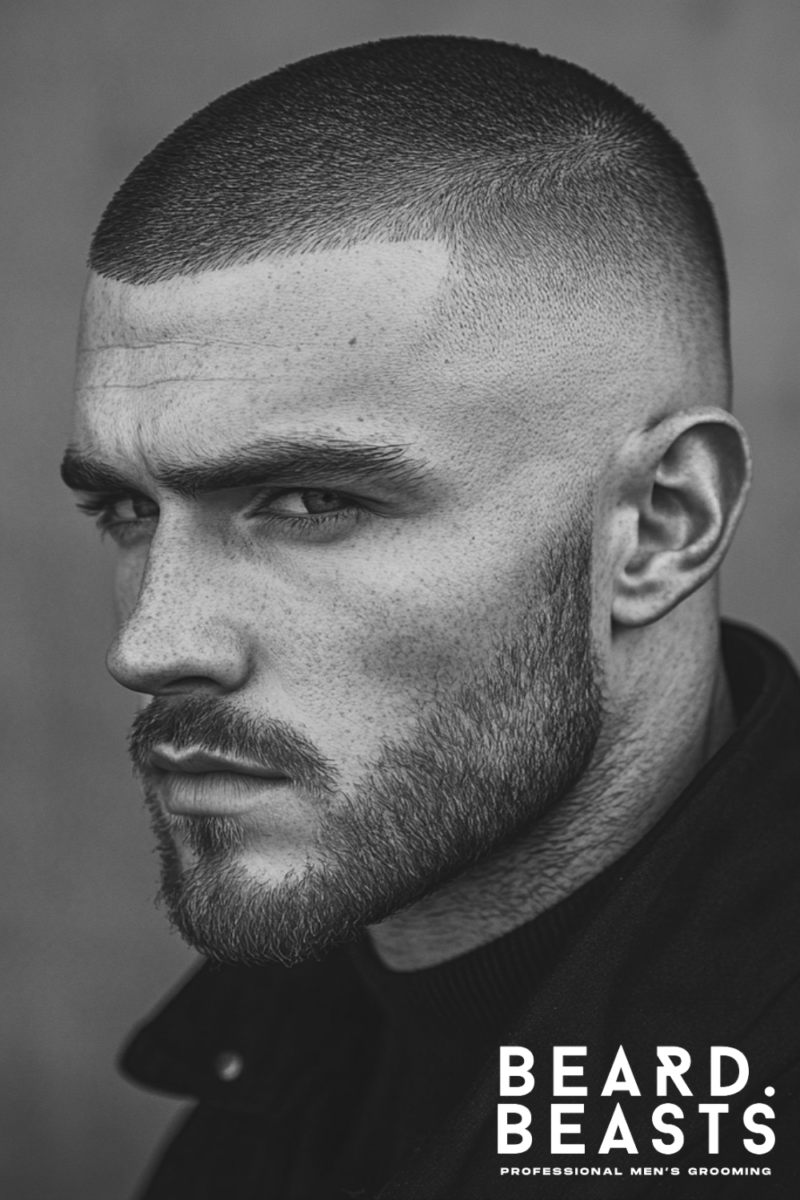Buzzcut homme dégradé