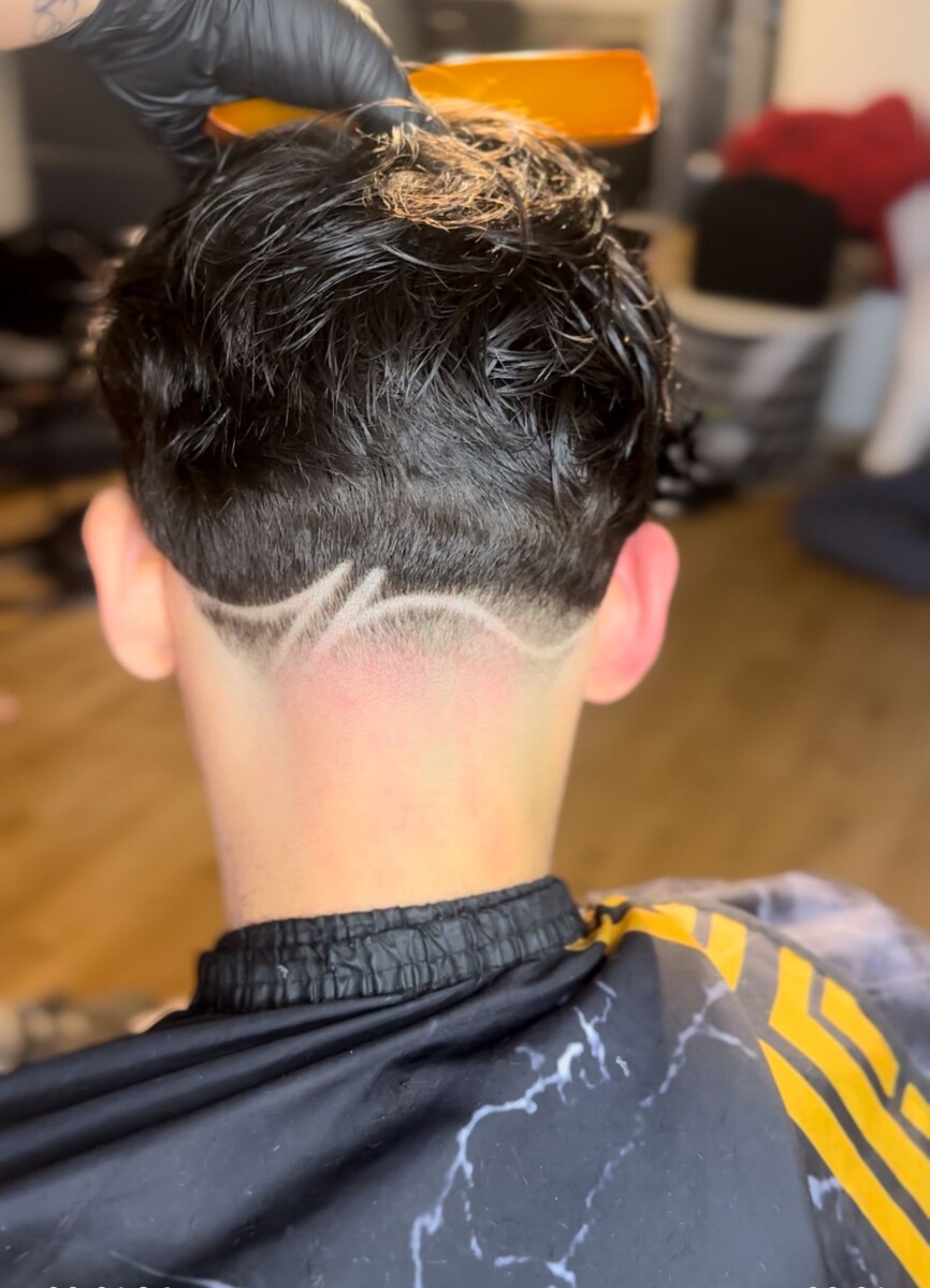 taper avec trait