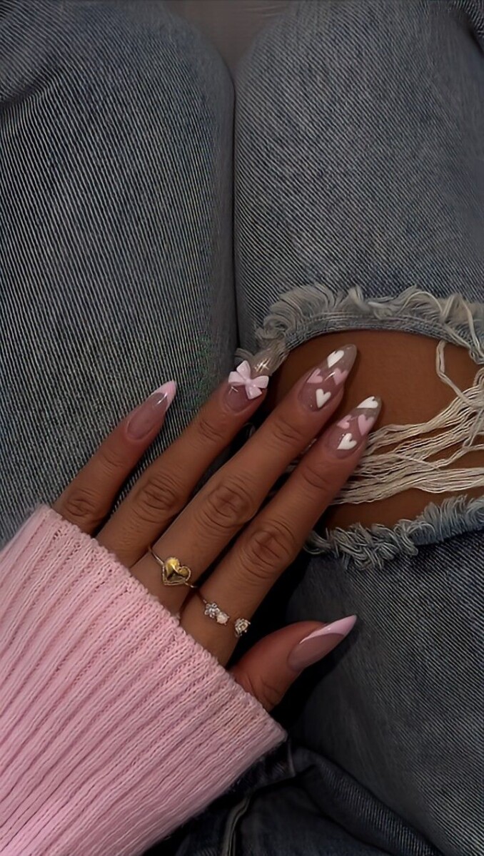 ongles saint valentin 2024