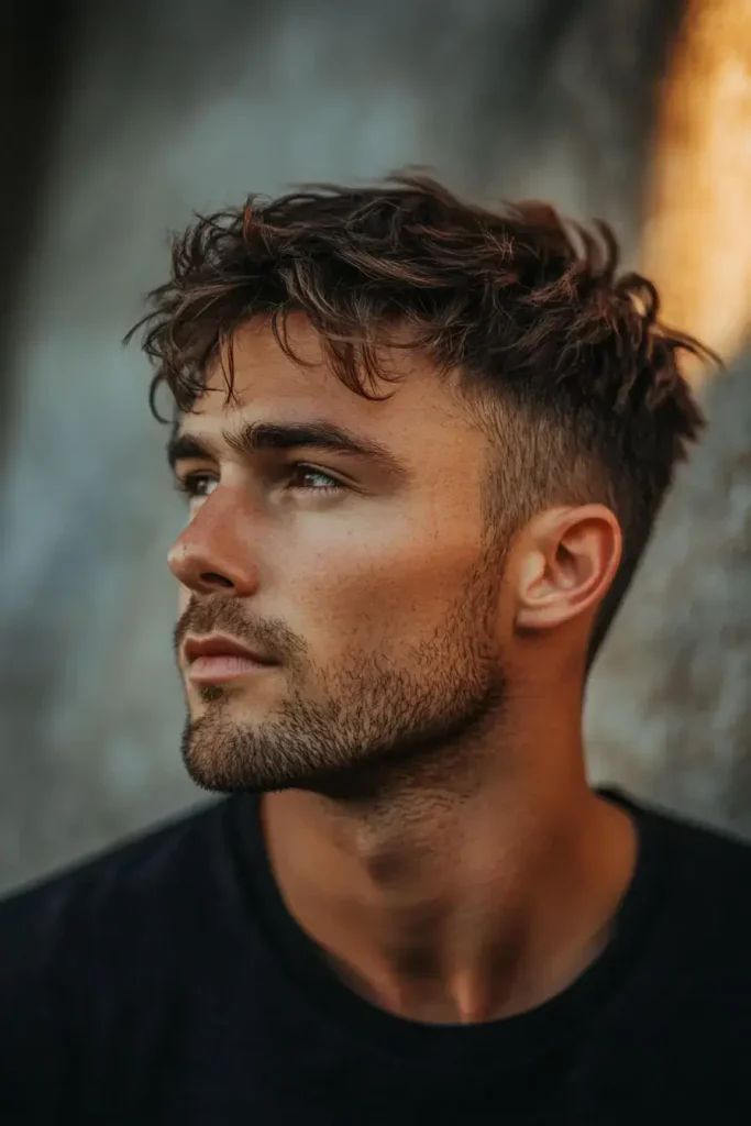 Coiffure dégradé homme sud
