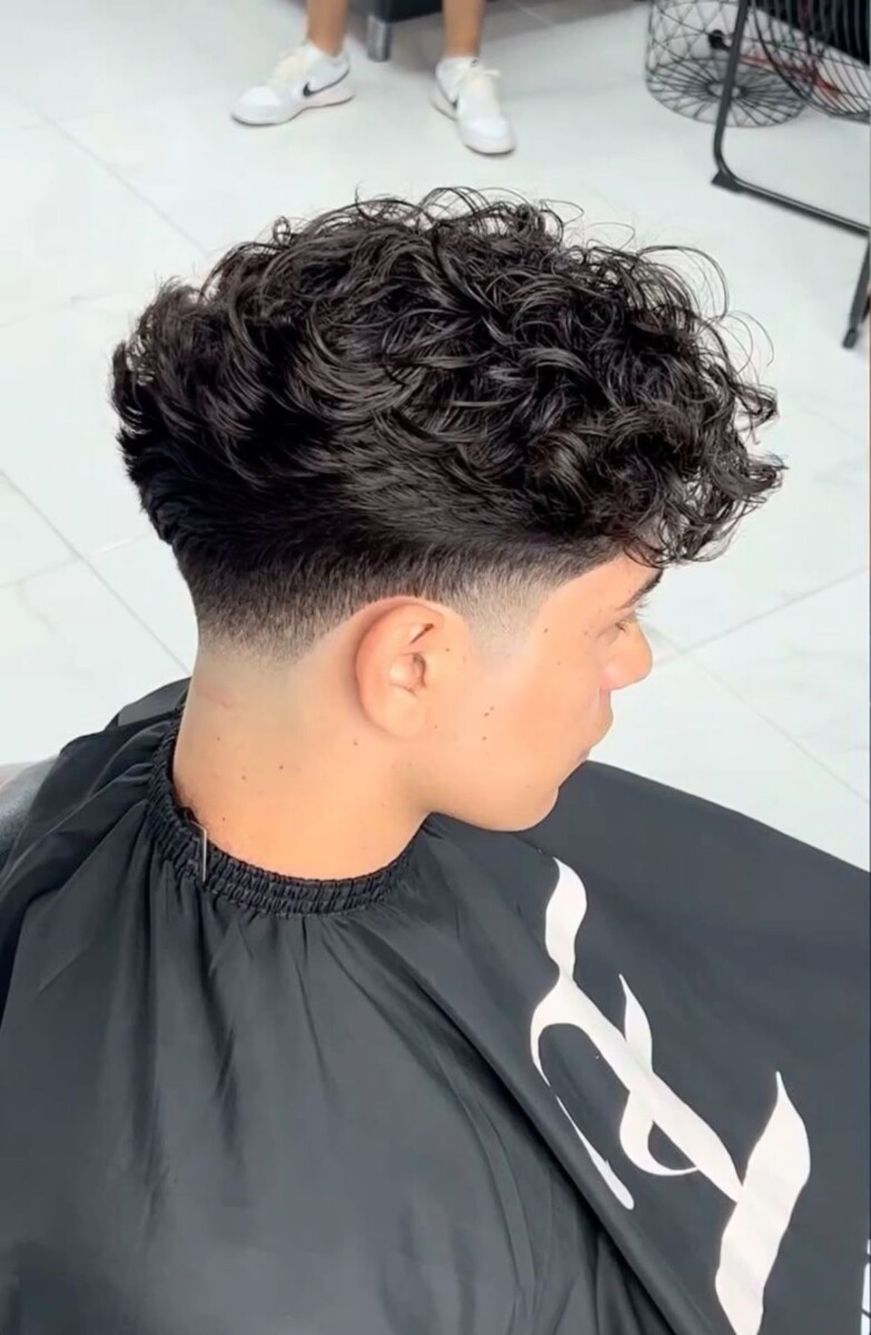 taper fade homme