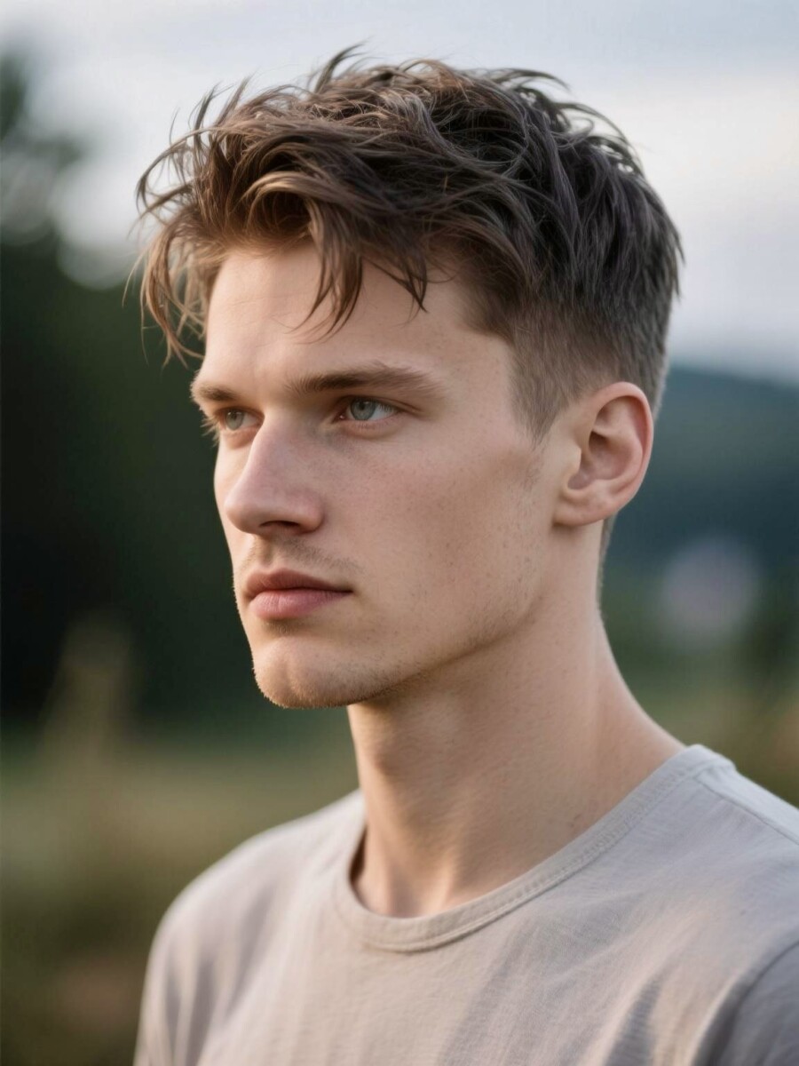 Coiffure dégradé homme sud