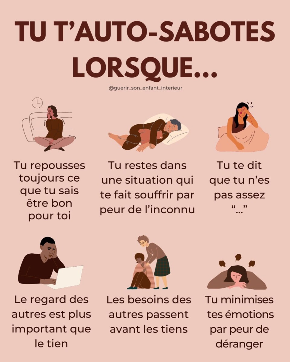 Psychologie auto-sabotage
