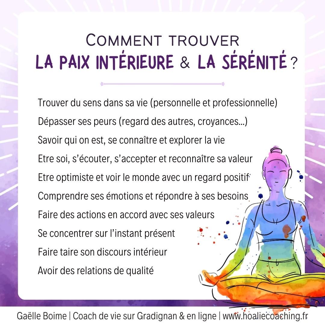Paix intérieure hypersensibilité