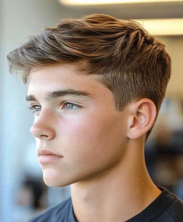 Coupe casquette garçon tendance