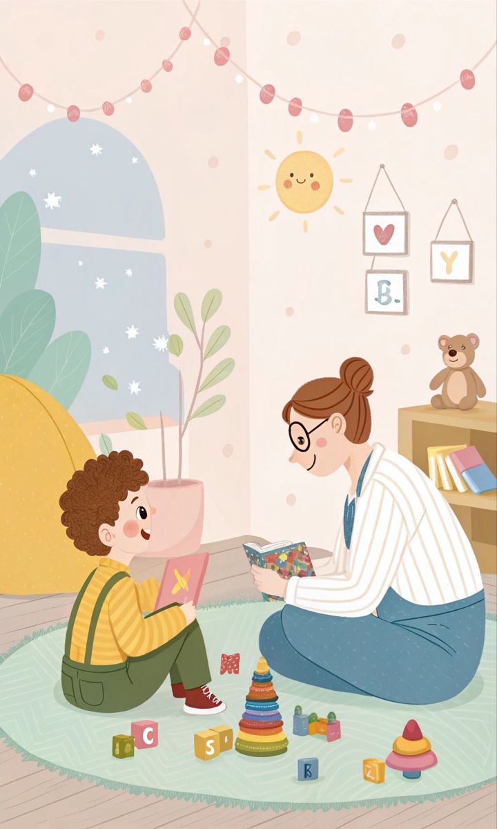 Psychologie enfant illustration