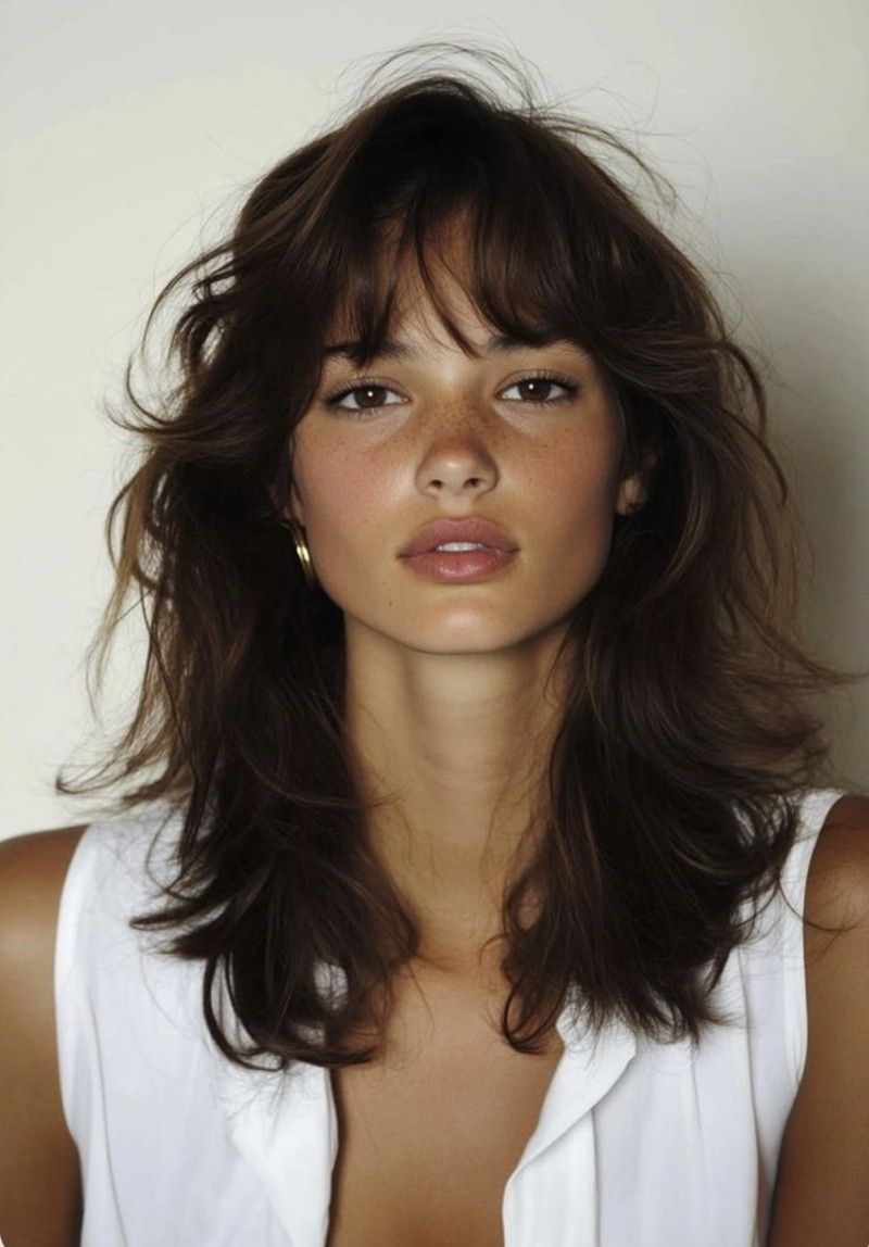 frange effilée dégradée