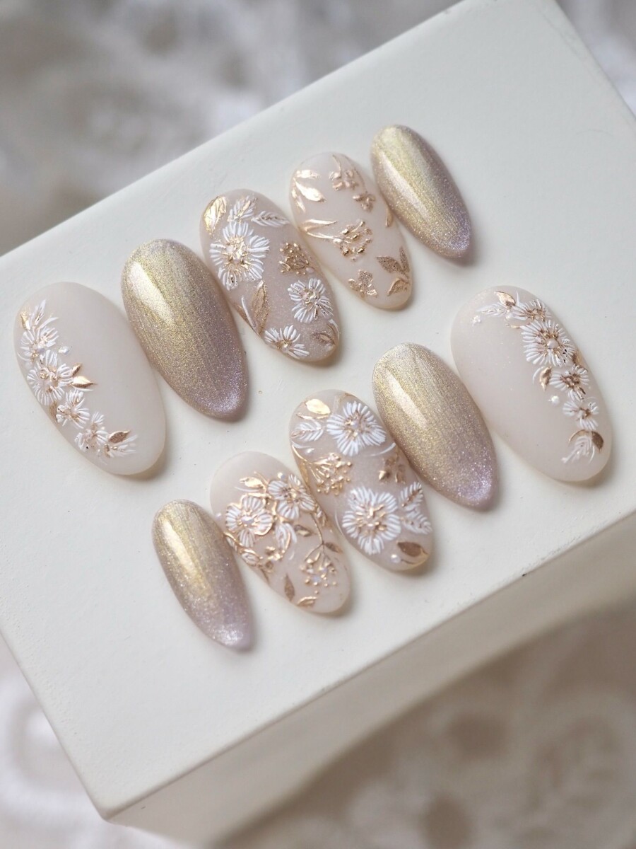 Manucure mariage détails
