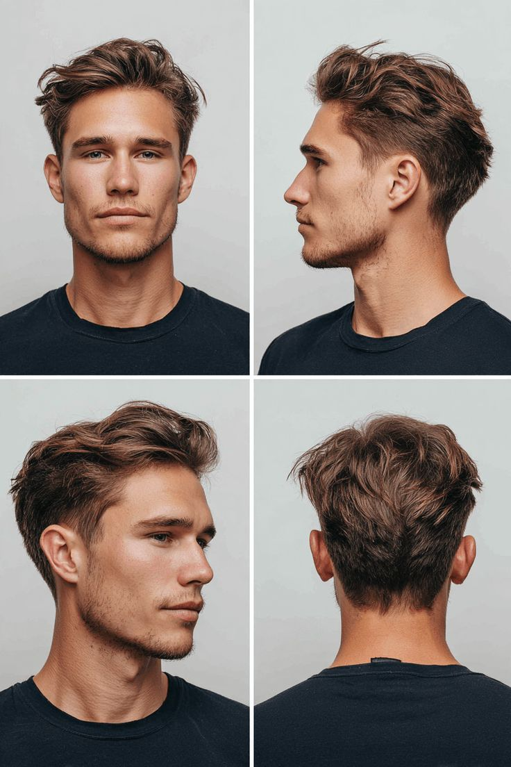 Coiffure dégradé espagnol homme